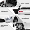 thumbnail image 3 of Kidzone 12V 45W Licensed Mercedes-Benz Ride On Car - White, 3 of 7