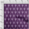 thumbnail image 1 of oneOone Viscose Jersey Purple Fabric Arrow & Stripe Geometric Sewing Craft Projects Fabric Prints By Yard 60 Inch Wide, 1 of 5