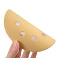 thumbnail image 4 of Uxcell 180 Grits 8-Holes Sanding Discs Hook and Loop Wet Dry Sandpaper Sander Aluminum Yellow 15pcs, 4 of 5