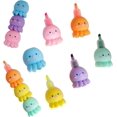 thumbnail image 1 of Colorful Octopus Shape Highlighter, Pastel Highlighter Set Cute Silicone Octopus Highlighter, 1 of 5