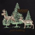 thumbnail image 3 of CafePress - Bang! Just Kidding! Hunting H Men's Light Pajamas - Men's Dark Loose Fit Cotton Pajama Set, 3 of 7