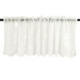 thumbnail image 1 of Lace Cafe Kitchen Ruffle Window Drape Valance Semi Transparent Voile Curtains Window Treatment, 1 of 8