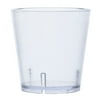G.E.T. Stackable Textured Pebbled Clear 9 Oz Tumbler