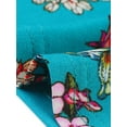 thumbnail image 5 of DARING DIVA Women's Plus V Neck Floral Print Casual Top 1X Lake Blue, 5 of 6
