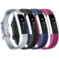 thumbnail image 1 of for Fitbit Alta HR Bands, Small, 023, 4PC(Silver+Black+Navy Blue+Purple), 1 of 6