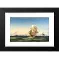 thumbnail image 2 of Arnold Plagemann 18x13 Black Modern Framed Museum Art Print Titled - Seascape (1851), 2 of 5