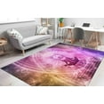 thumbnail image 3 of Meditation Rug, Chakra Rugs, Energy Rugs, Modern Rugs, Pattern Rug, Soft Rug, Small Rug, 3D Printeds Rug, Front Door Rug, Customs Rug, 3.3'x9.2' - 100x280 cm, 3 of 8