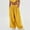 Yellow, variant on Womens Baggy Utility Pants Summer High Waisted Wide Leg Cargo Pants with Pockets Womens Fall Pants Casual Womens Casual Dress Pants Leg Petite Crop Pants for Women Casual Tan Sweatpants