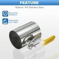 thumbnail image 3 of 3 Inch Duct Backdraft Damper, Manual Adjustment Airflow Volume Damper for Vents Fans Extractors Range Hoods Heating Systems, 3 of 7