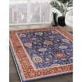 thumbnail image 2 of Ahgly Company Indoor Rectangle Mid-Century Modern Maroon Purple Oriental Area Rugs, 7' x 10', 2 of 6