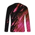 thumbnail image 4 of Blusas y camisas de manga larga y cuello redondo para hombre, camisetas casuales con estampado de moda y cuello redondo, blusas de licra de manga corta para hombre., 4 of 4