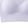 thumbnail image 4 of Training Bra for Girls, First Bra Wirefree Comfortable for Tweens, Soft Stretchy Breathable Sports Bra, Seamless Lightweight for Everyday Wear, Yoga, Running, 4 of 5