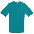 thumbnail image 1 of Two-Button Baseball Jersey L Teal, 1 of 1