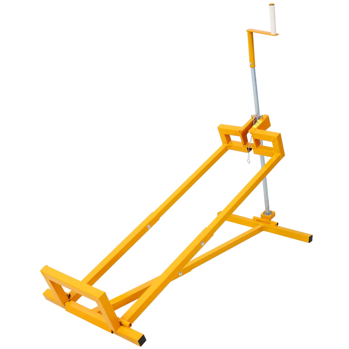 Easy Lawn Mower Lift for Riding Tractors , 800 Lbs Capacity Lawn Tractor Lifter, Ride-on Mower, Cleaning Aid, Universal, Lawn Tractor Lift, Lawn Tractor + 45 ° Tilt Adjustable, Yellow