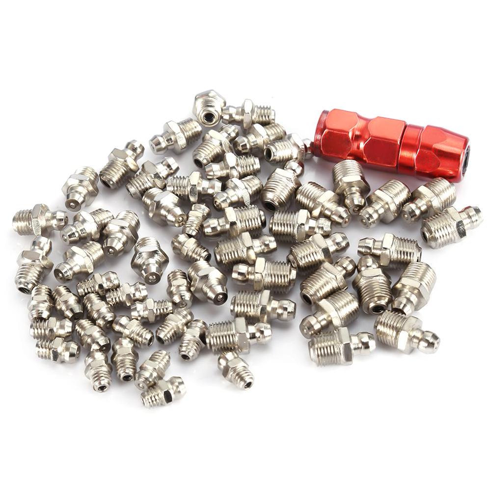 Mgaxyff Metal Replacement Grease Nipple Fittings Pack Set Mechanical