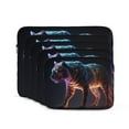thumbnail image 2 of LNWH Vector Tiger Art Pattern Laptop Sleeve, Notebook Computer Pocket Tablet Briefcase Carrying Bag, 15 inch Laptop Case, 2 of 8