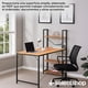 thumbnail image 5 of SELECTSHOP Escritorio con Repisa para Computadora o Laptop Diseño Minimalista Mesa Moderna con Estructura Resistente Mueble para Casa o Oficina Resistente Soporta hasta 120 Kg (Negra), 5 of 9