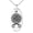 Silver, variant on Stainless Steel Binding Vegvisir Troll Cross Runic Viking Engraved Small Oval Charm Pendant Necklace