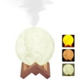 thumbnail image 1 of yeacher 880mL Moon Shapede Mist Humidifier Diffuser Night Light Quiet Humidifier Essential Oil Diffuser Cool Desktop USB Powered Humidifier for Home Travel Office Bedroom, 1 of 8