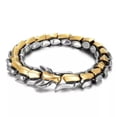 thumbnail image 7 of EOEMY Fashion 925 Silver Dragon Bracelet Bangle Domineering Party Jewelry For Men-Gold-19Cm, 7 of 7
