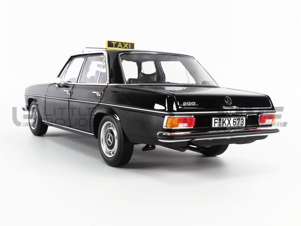 1968 Mercedes-Benz 200 Taxi Black 1/18 Diecast Model Car by