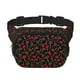 thumbnail image 1 of Balery Cherry Mochila Cinturón para Mujeres y Hombres, Bolsa de Cintura Impermeable de Doble Capa con Correa, 1 of 9