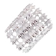 thumbnail image 1 of Servilletero de de imitación artificial Servilletero s de servilleta de plástico s de servilleta Adorno de boda para banquete Ce Plata Baoblaze Soporte de anillo de servilleta de diamantes de imitación, 1 of 6