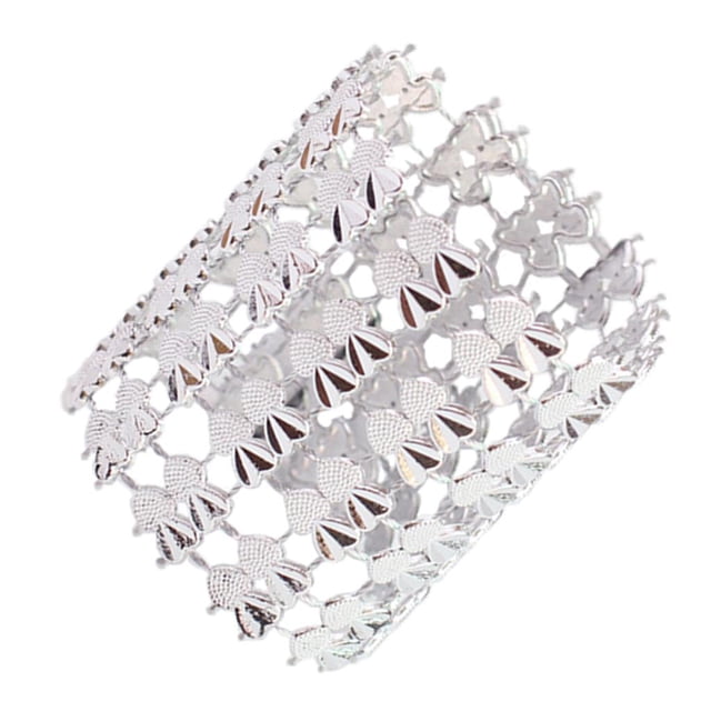 Servilletero de de imitación artificial Servilletero s de servilleta de plástico s de servilleta Adorno de boda para banquete Ce Plata Baoblaze Soporte de anillo de servilleta de diamantes de imitación