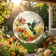 thumbnail image 4 of Acrylic Jigsaw Puzzle Suncatcher-Galactic Colorful Birds, Stained Glass Window Hanging, Home Decor Creative Mom Gifts, Birthday Gifts for Women,Wife, Sisters, Aunt, Besties 7.4in, 4 of 7