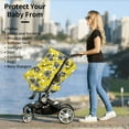 thumbnail image 5 of Fotbe Honeybee Pattern Car Seat Covers for Babies, Nursing Breastfeeding Cover Infant Carseat Canopy, Soft Stretchy Carrier Cover, 5 of 9