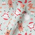 thumbnail image 3 of Papier d'emballage de Noël réversible rouge et blanc Holiday Time, 280 pieds carrés, 3 of 5