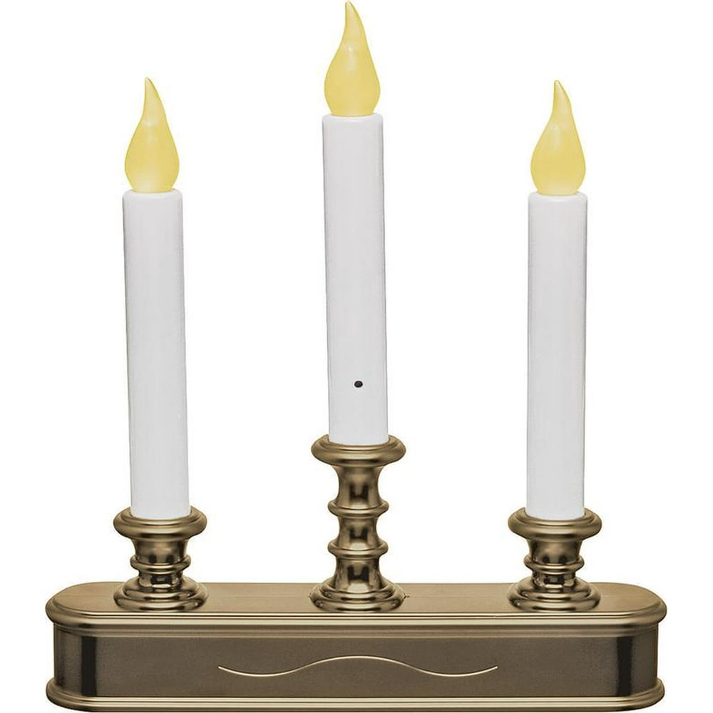 xodus innovations fpc1230 3tier candelabra led candle, 9.45 in l x 1.
