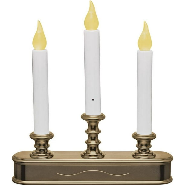 Xodus Innovations FPC1230 3Tier Candelabra LED Candle, 9.45 in L x 1.
