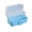 blue large, variant on Large Capacity Storage Box Three-Layer Storage Case with Handle Plastic Box for Art Materials Paints