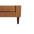 thumbnail image 5 of Artdeco Home Orlando Faux Leather Loveseat, Camel, 5 of 7
