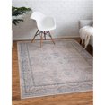 thumbnail image 1 of Unique Loom 3147896 8 x 10 ft. Henry Noble Rectangle Area Rug, Gray, 1 of 1