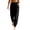 BQ44_Black, variant on Petite Sweatpants Women Trendy Elastic Waist Bottom Lounge Pant Lightweight Baggy Joggers with Pocket White S