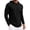 Black, variant on Men's Hooded Long Sleeve Shirt, Smooth Quick Dry Pullover Top for Travel and Casual Layering