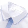 thumbnail image 6 of XIMIN Kids Boys Collared Short Sleeve Button Down Shirt Formal Dress Shirt School Uniform Casual Blouse Tops, 6 of 9