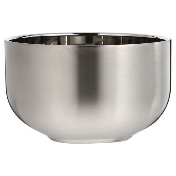 GOOHOCHY Stainless Steel Food Bowl for Home Use and Easy to Clean Silver 7.9 Inches