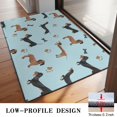 thumbnail image 3 of Dachshund Footprint Bone Door Rugs,Washable Non Slip Door Mats Indoor,Decorative Door Mats,Entry Mat Indoor for Entrance,Bedroom,Kitchen,Bathroom,20"x32", 3 of 6