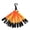 Yellow and Orange, variant on Riousery 12PCS High Visibility Reflective Trail Markers with Clips for Hunting Hiking and Outdoor Marking Orange