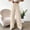 Beige, variant on Cargo Pants for Women Solid Color High Waisted Lace Up Pants Ladies Csual Comfy Breathable Pants with Pockets for Daily Wear