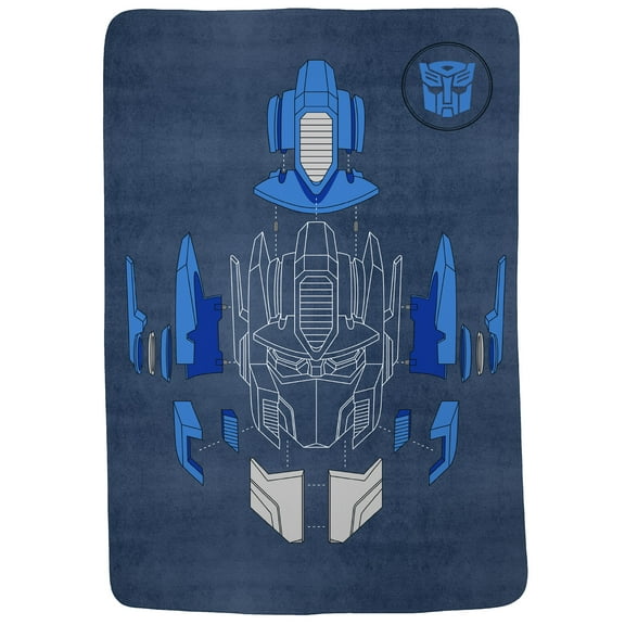 Transformers Kids Plush Blanket, Twin/Full Size, 62x90, Hasbro