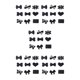 thumbnail image 3 of Qarigey 9 Pieces Hair State Patch Small Styling Shop Salon Household Clips Tools Seamless Accessories Lady Sticker Lightweight Type2 NO2, 3 of 6