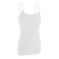 thumbnail image 2 of Emmalise PreTeen Training Bra Camisole Wireless Built in Fabric Support Cami (White, Small, 60-90 lbs), 2 of 3