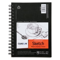 Canson Universal Sketch Pad - 5-1/2" x 8-1/2", Portrait, 100 Sheets