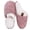 Pink/White, variant on Women's Memory Foam Slippers, Cozy Fleece House Shoes with Plush Lining, Warm Non-Slip Indoor Outdoor Home Footwear for Ladies Fall Winter