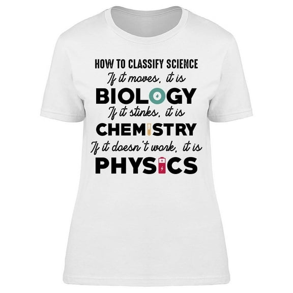 How To Classify Physics Women's T-shirt