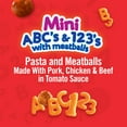 Chef Boyardee Beef Filled Mini-Bites ABC's & 123's Pasta with Meatballs